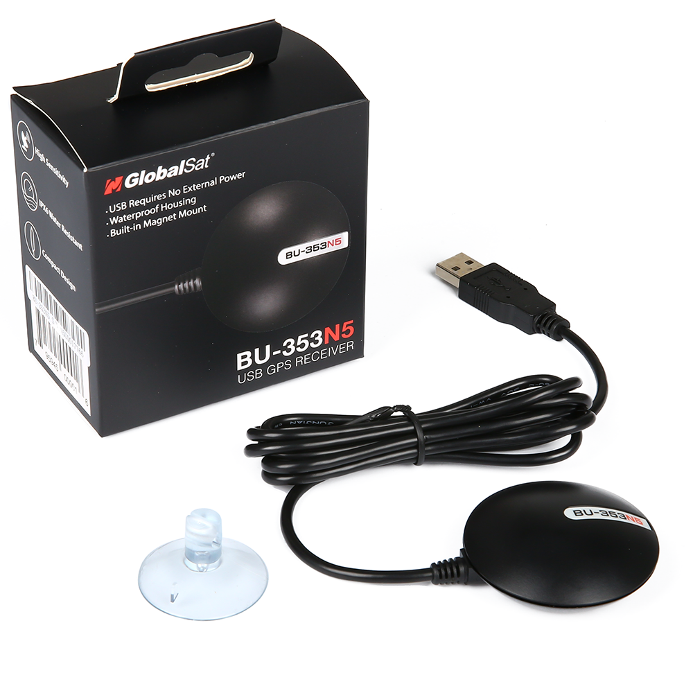 USB GPS приемник GlobalSat BU-353S4 на магните